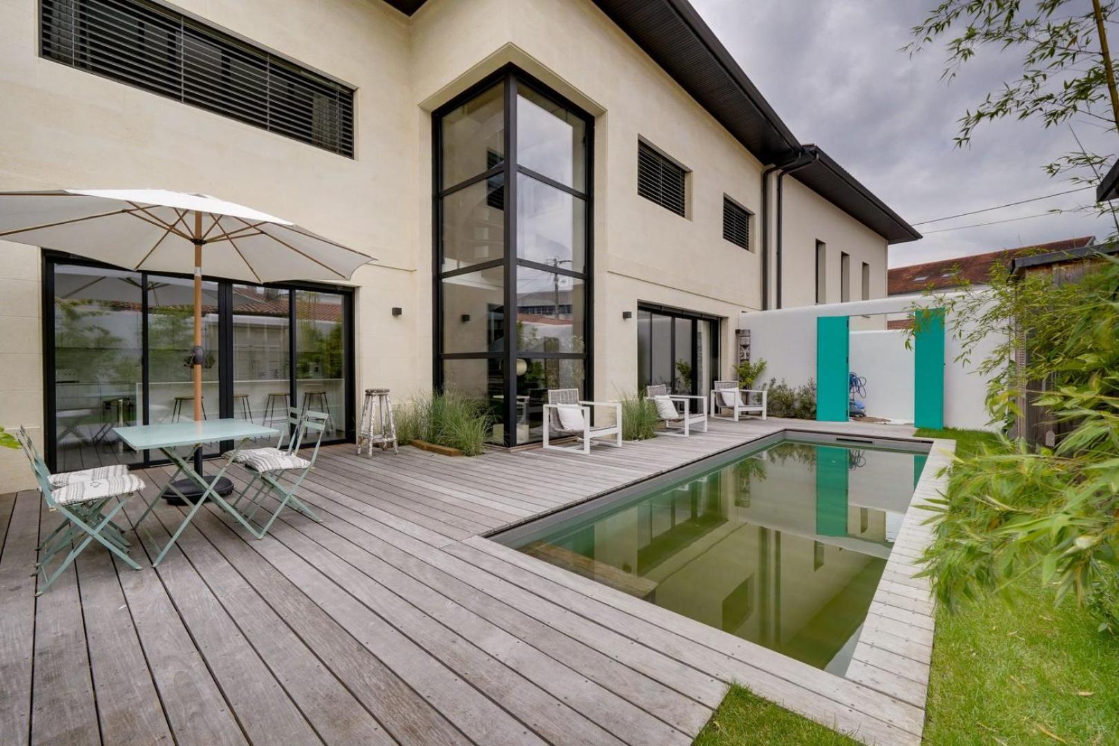 Spacious Bordeaux Family Home With Swimming Pool Esterno foto